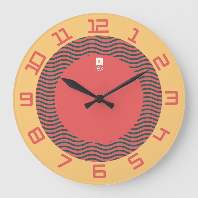 LOVE LEX REDREEN BY MASANSER LARGE CLOCK (Front)
