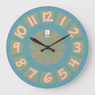 LOVE LEX REVIVAL BY MASANSER PIXELAT LARGE CLOCK