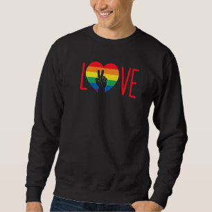 Love Lgbt Bisexual Queer Gay Pride Month Sweatshirt