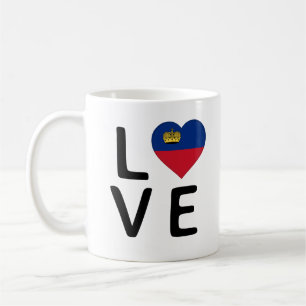 Love - Liechtenstein Flag Coffee Mug