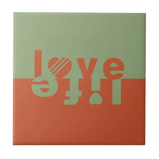 LOVE LIFE ceramic tiles (Front)