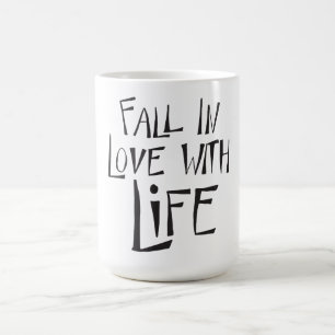Love Life Happiness Attitude Success Quote Coffee Mug