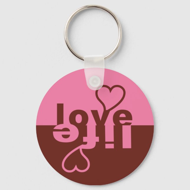 Love Life keychain (Front)