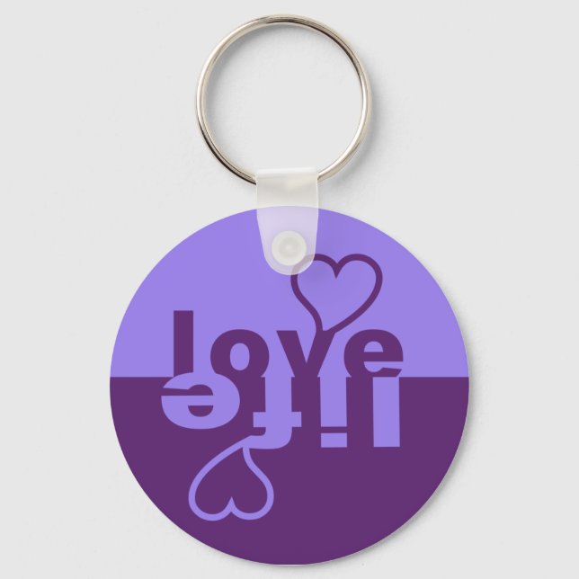 Love Life keychain (Front)