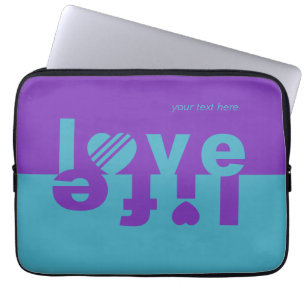 LOVE LIFE laptop sleeves