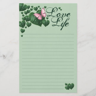 Love life stationery