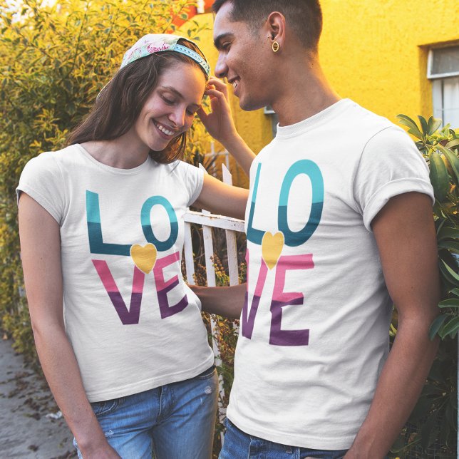 Love Life T-Shirt (Couples being happy together)