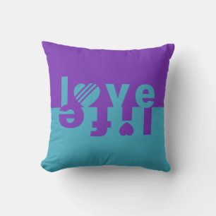 LOVE LIFE throw pillow