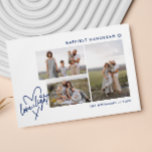 Love & Light Heart Hanukkah 3 Photo Card<br><div class="desc">Celebrate the Festival of Lights in a warm, modern way with this customisable Hanukkah photo card – perfect for sharing love, light, and joy with those who matter most. Designed with simplicity and elegance, this card features a heartfelt “Love and Light” message in a hand-lettered script, framed inside a charming...</div>