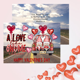 Love Like Gnome Other Happy Valentines Day Holiday Card