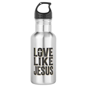 Love Like Jesus Christian Typography Design_1 532 Ml Water Bottle