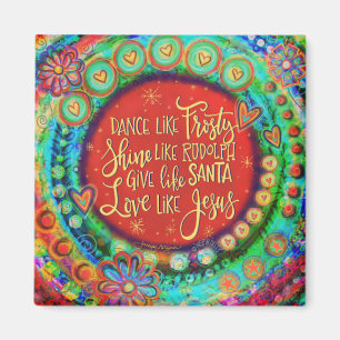 Love like Jesus Christmas Quote  Inspirivity Magnet