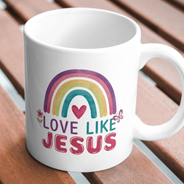 Love Like Jesus, Faith Inspired Coffee Mug (Creator Uploaded)