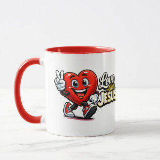 Love like JESUS - Heart - Christian Mug