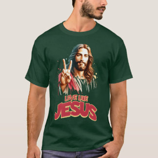 Love Like Jesus Movie Poster Style funny T-Shirt