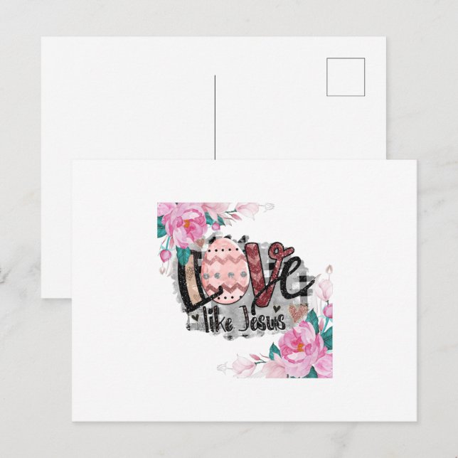 love like jesus postcard (Front/Back)