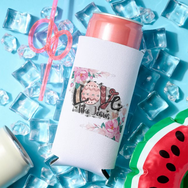 love like jesus seltzer can cooler (In Situ Summer)