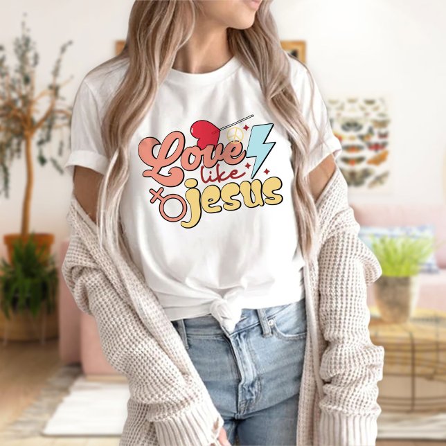 Love Like Jesus Shirt, Comfort Colours, Trendy T-S T-Shirt (Creator Uploaded)