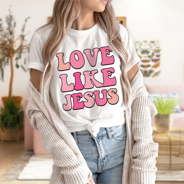 Love Like Jesus Shirt, Comfort Colours, Trendy T-Shirt (Creator Uploaded)
