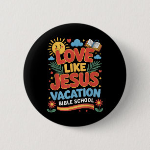 Love Like Jesus Vacation Bible School Vbs 2025 Chr 6 Cm Round Badge