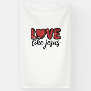 Love Like Jesus Vintage Christian Shirt Design_1 Banner