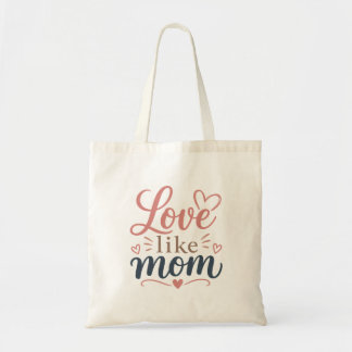 Love Like Mum Tote Bag Mothers Day Gift Mother