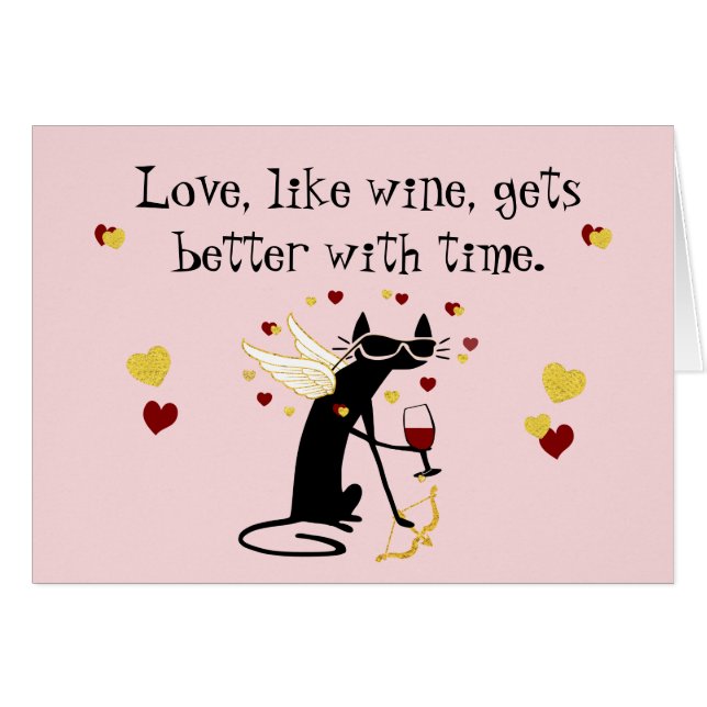 Love Like Wine Valentine (Front Horizontal)
