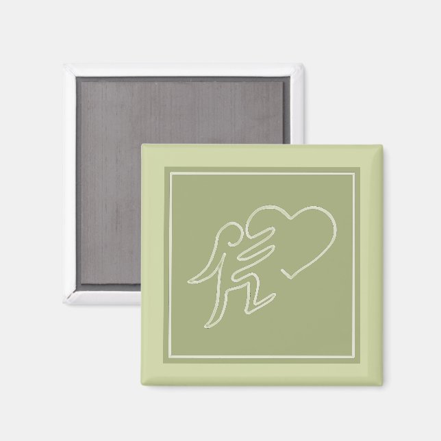 LOVE (LIME) MAGNET (Front/Back)
