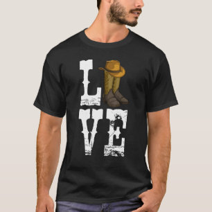 Love Line Dancing  Men Classy Boots 1 T-Shirt