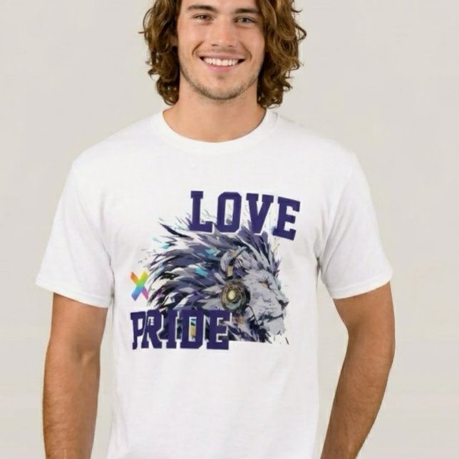 LOVE × LION Ver. B - Custom T-Shirt (Creator Uploaded)