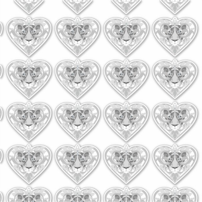 Love Lioness Locket (sheet) contour stickers (Front)