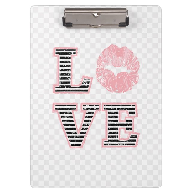 Love Lips Clipboard (Front)