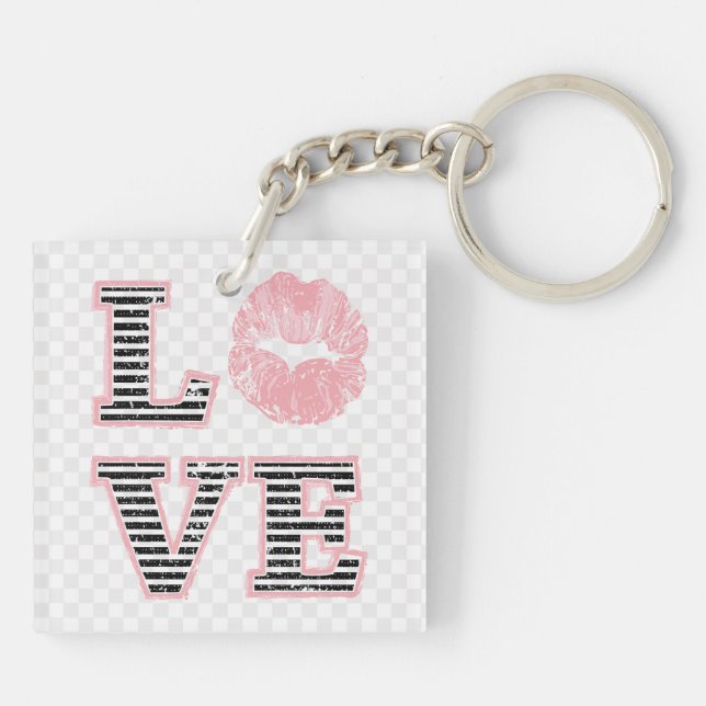 Love Lips Key Ring (Back)