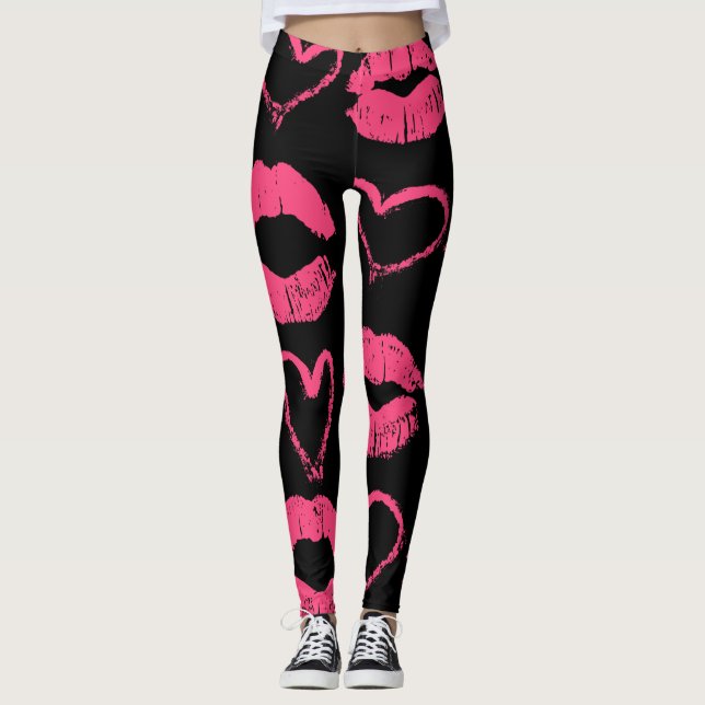 Love Lips Leggings (Front)