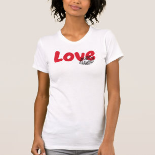 Love Lips Leopard Graphic, Valentines Day T-Shirt