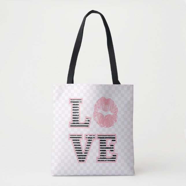 Love Lips Tote Bag (Front)