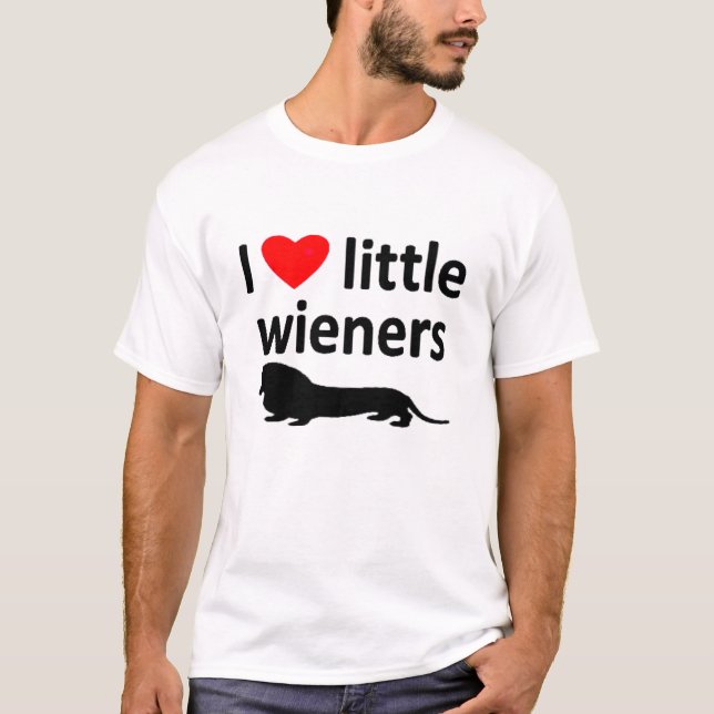 LOVE LITTLE WIENERS TEE (Front)