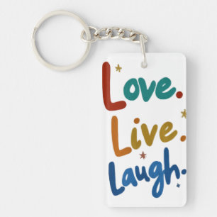 Love, Live, Laugh Key Ring