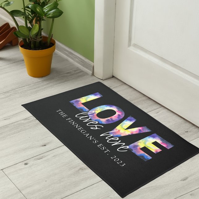 Love Lives Here Door Mat (Creator Uploaded)