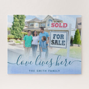 Love Lives Here Home Puzzle