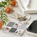 Love Lives Here | Three Photo Family Gift Key Ring<br><div class="desc">Presenting a heartwarming and personalised gift that celebrates the essence of family, featuring a beautiful grey frame adorned with a touching "Love Lives Here" quote and three cherished photos. Every time the recipient catches a glimpse of this remarkable gift, their heart will be filled with fond memories and a profound...</div>