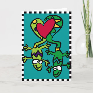 Love Lizards Greeting Card