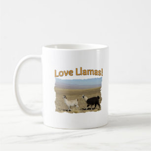 Love Llamas - Best Friends Friendship Art Coffee Mug