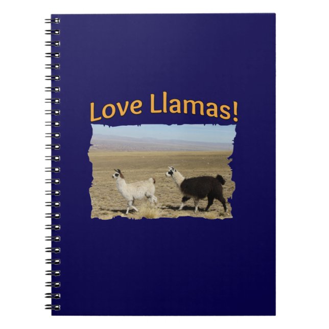 Love Llamas - Best Friends Notebook (Front)