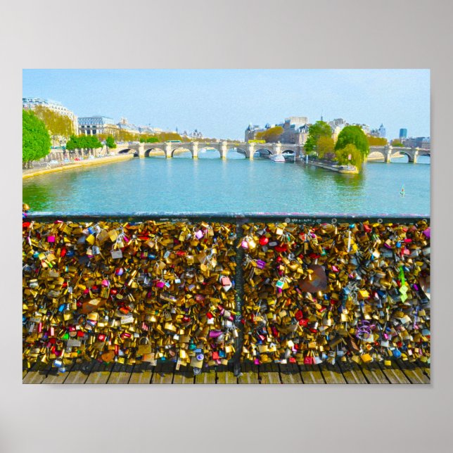 Love Lock Bridge Poster (Front)