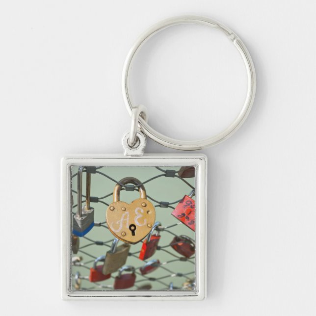 Love Lock Key Ring (Front)