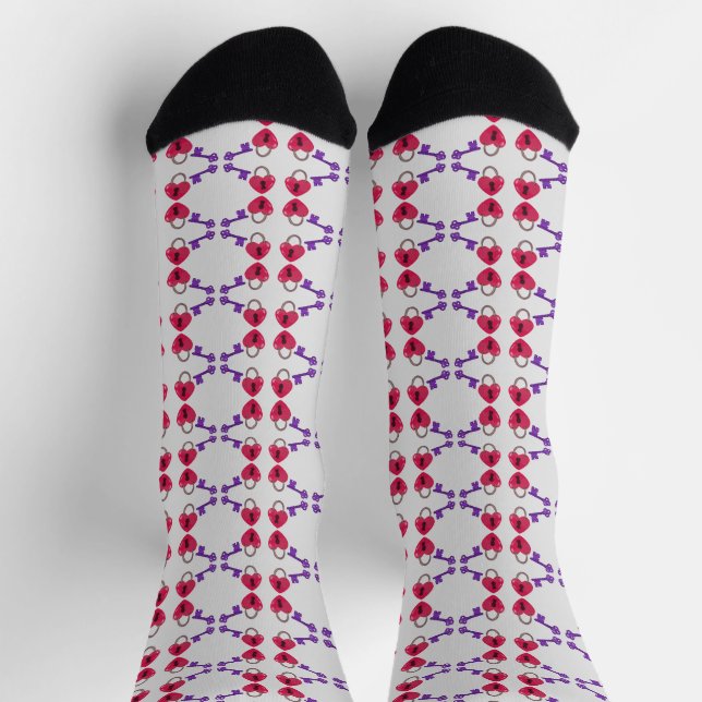 Love Lock + Key Socks (Top)