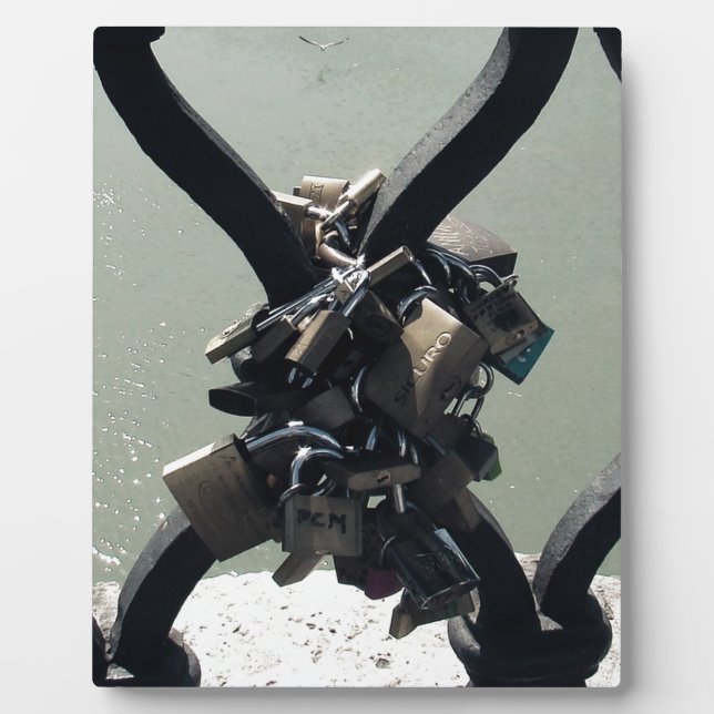 Love Lock Plaque (Front)