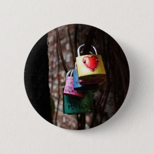 Love Locked 6 Cm Round Badge