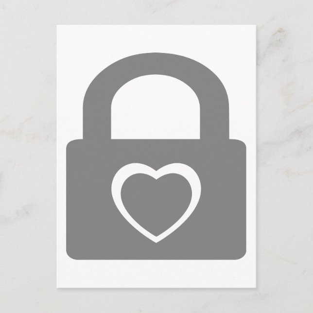 love locked down. postcard (Front)